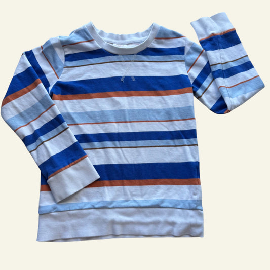 Seed blue and orange stripe jumper size 10 (Perfectly Imperfect)