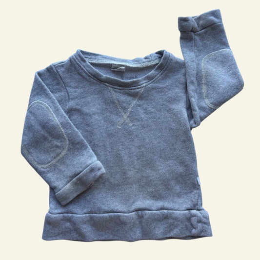 Nature Baby grey jumper size 2 (Perfectly Imperfect)