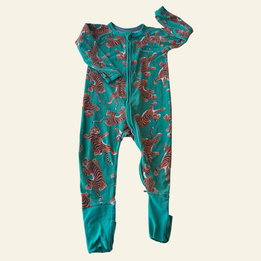 Bonds green tiger wondersuit size 1 (Perfectly Imperfect)