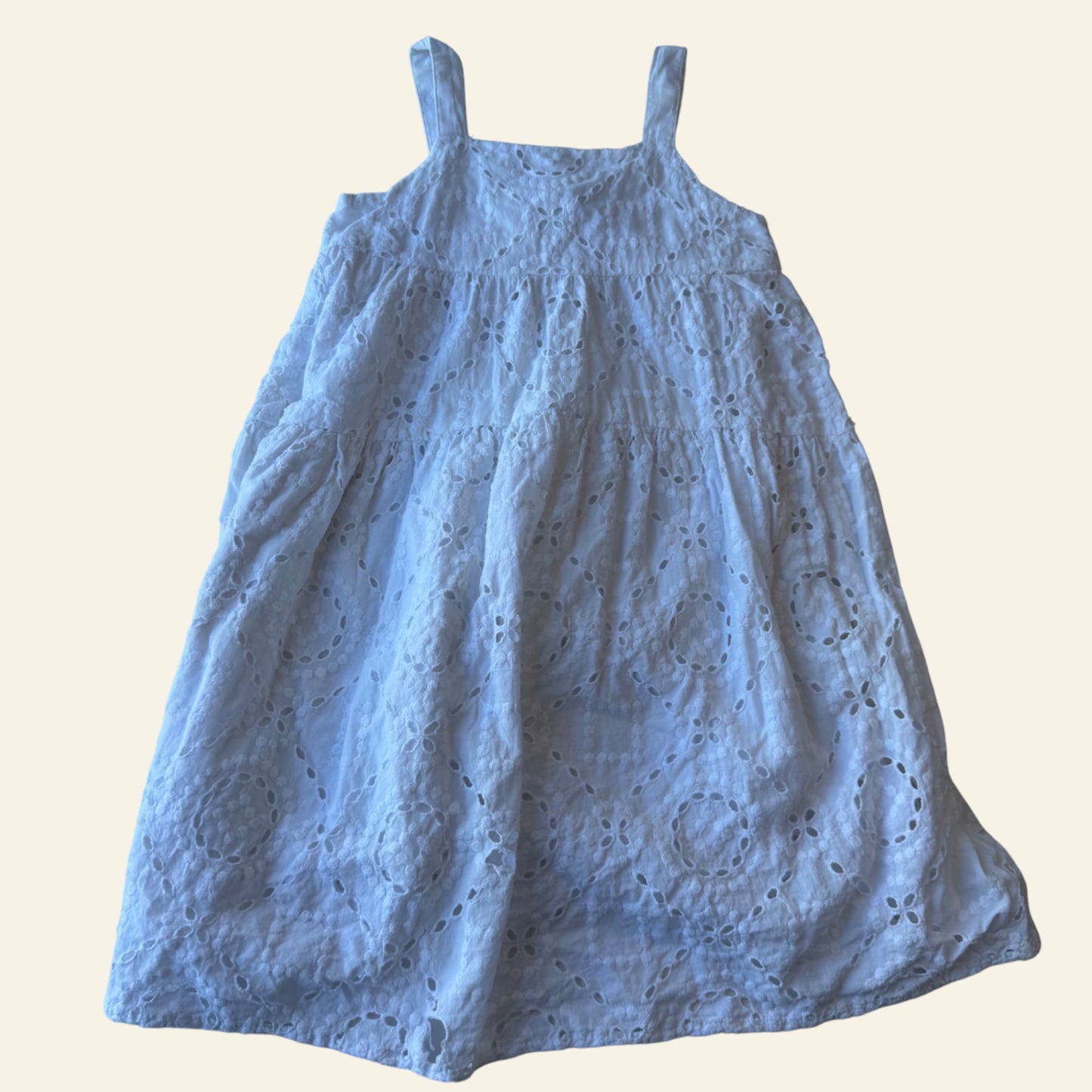 Seed white lace broderie dress size 2 (Perfectly Imperfect)