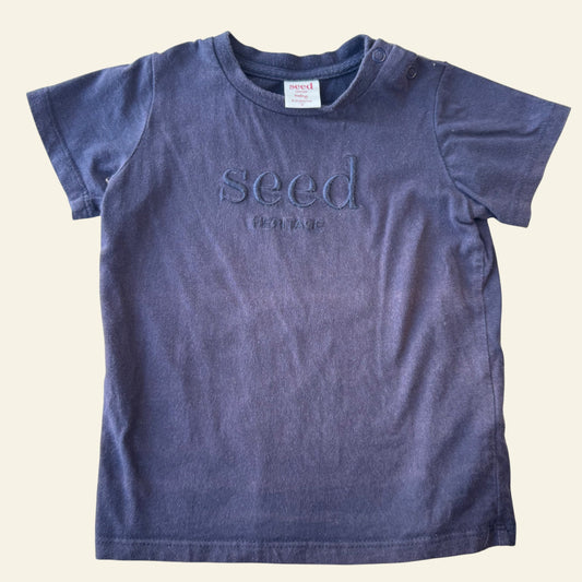 Seed navy heritage tshirt size 0 (Perfectly Imperfect)