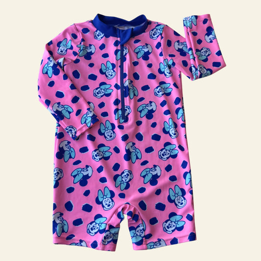 Disney pink Minnie Mouse bathers size 1 (Perfectly Imperfect)