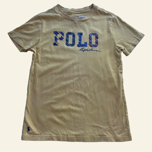 Ralph Lauren polo yellow tshirt size 7 (Perfectly Imperfect)