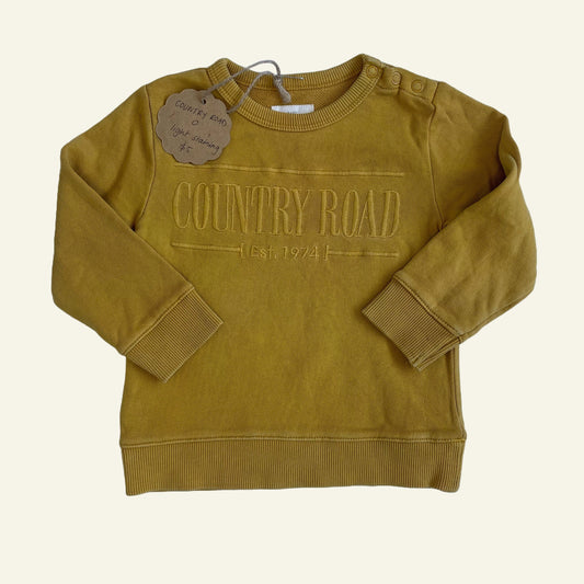 Country Road yellow heritage sweat size 0 - perfectly imperfect
