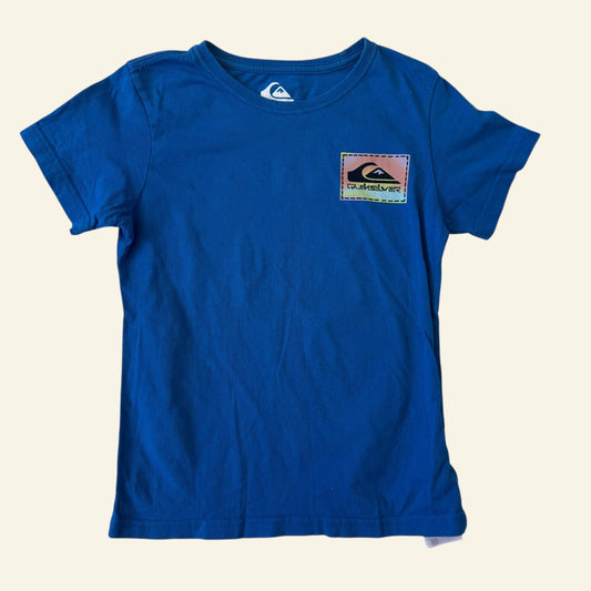Quiksilver bright blue tshirt size 6 (Perfectly Imperfect)