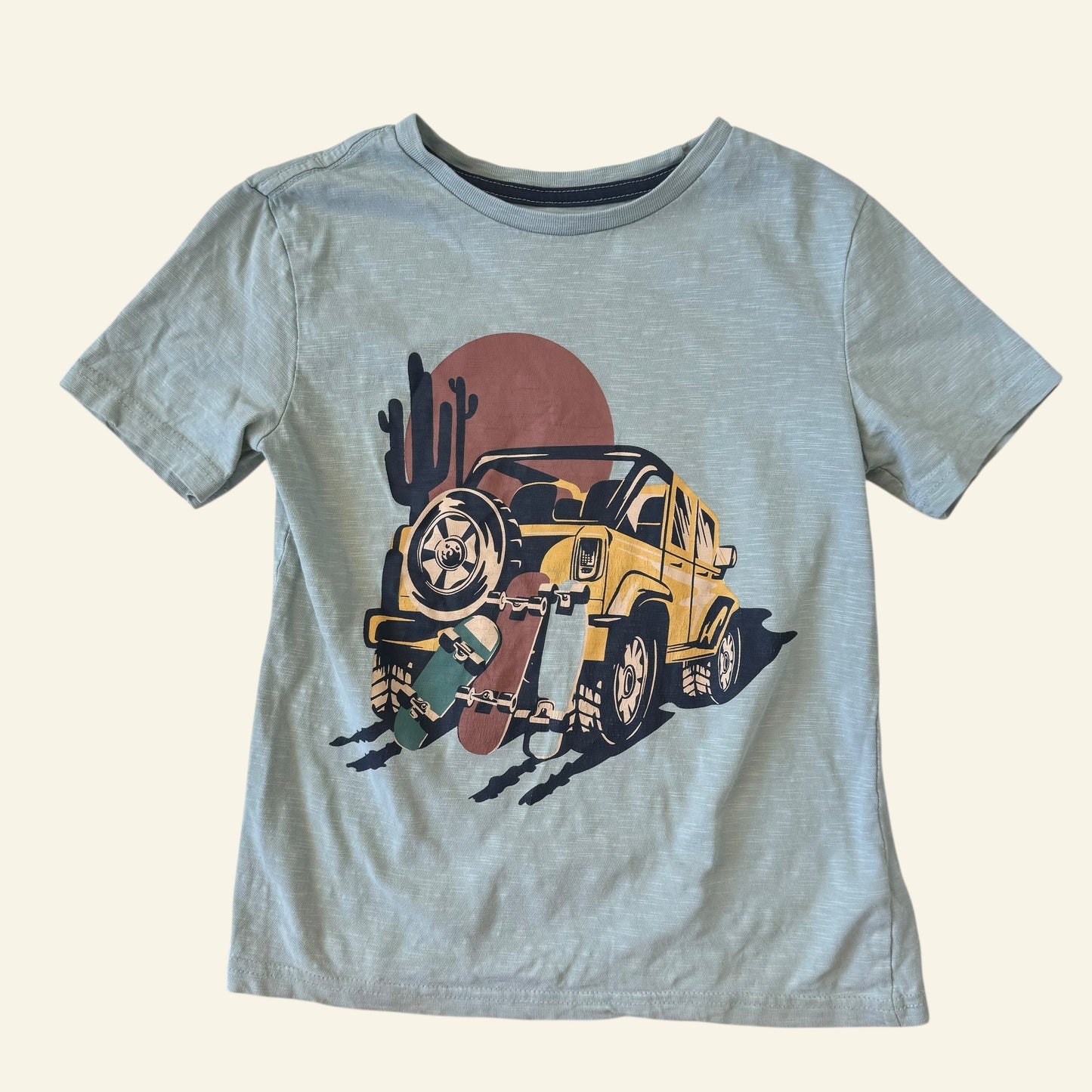 C&C green California tshirt size 8 (Perfectly Imperfect)