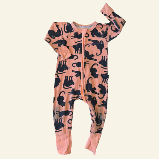 Bonds orange cat wondersuit size 0 (Perfectly Imperfect)