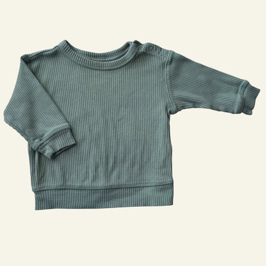 Target green ribbed jumper size 0 (Perfectly Imperfect)