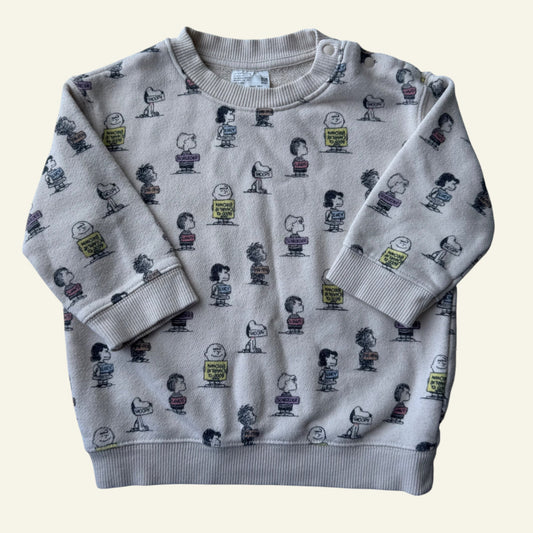 Uniqlo Peanuts beige jumper size 1 (Perfectly Imperfect)