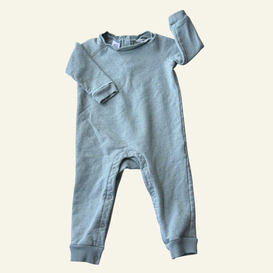 Cotton On green marle onesie size 1 (Perfectly Imperfect)