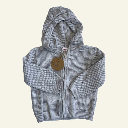 Seed grey waffle jacket size 2 - perfectly imperfect