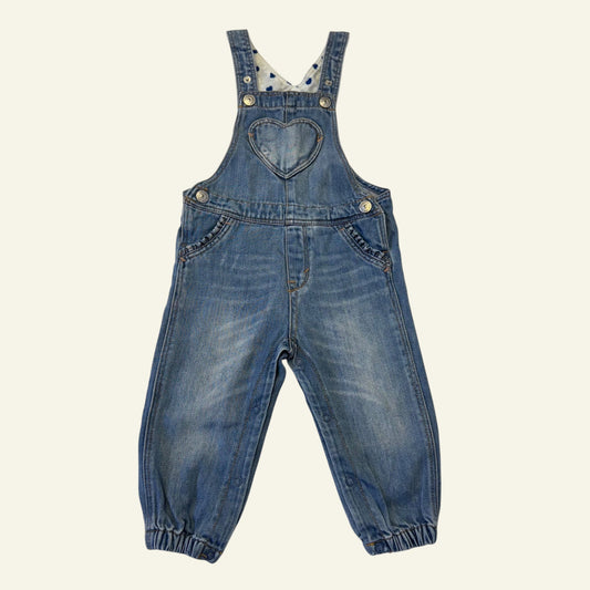 H&M denim overalls size 1