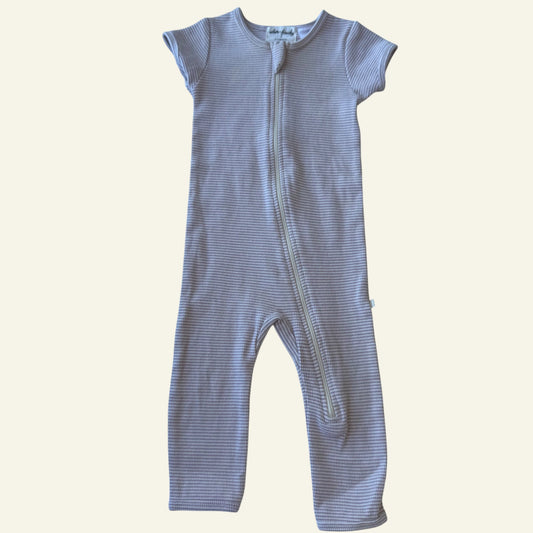 Wilson & Frenchy purple stripe onesie size 00