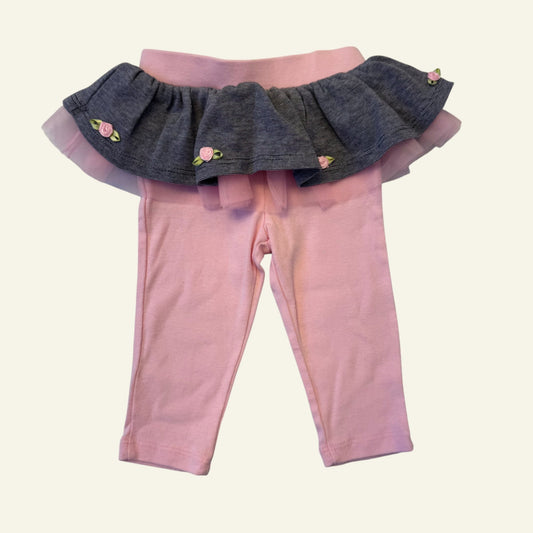 Guess pink tutu leggings size 6-9 months