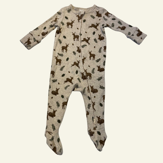 Cotton on Baby grey woodland onesie size 000
