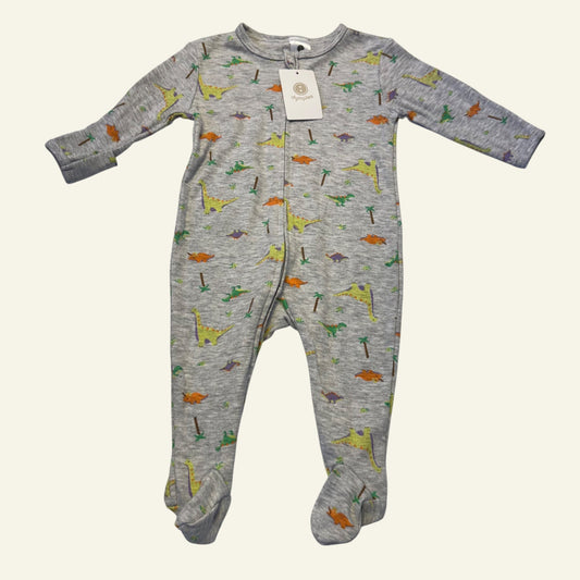 Dymples grey dinosaur onesie size 00