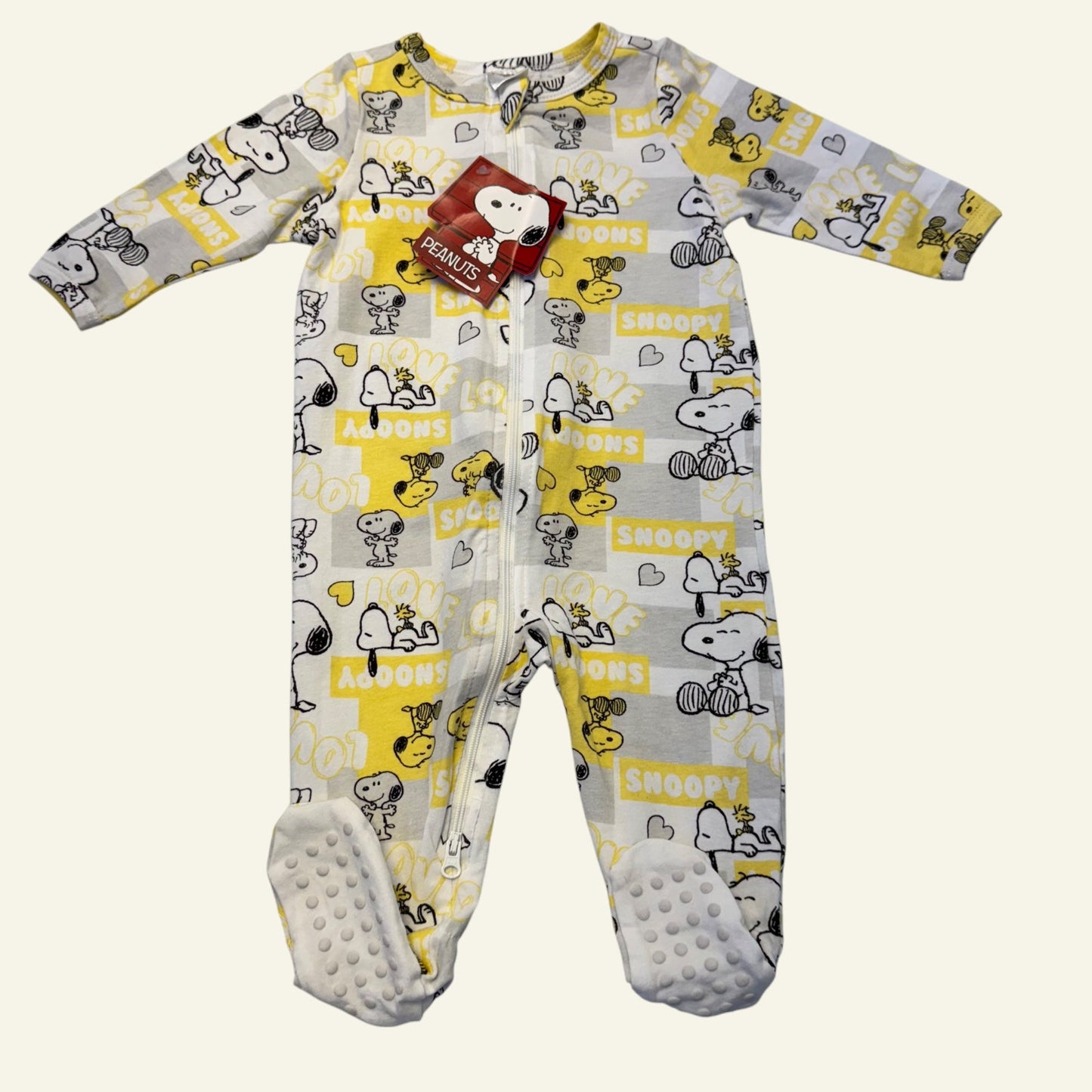 Peanuts Snoopy white onesie size 00 (2)