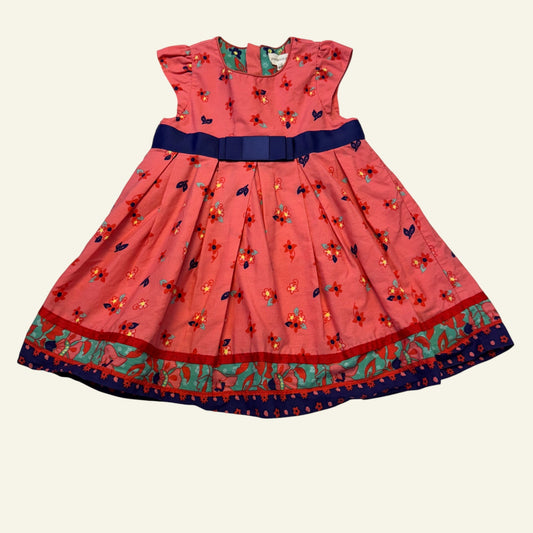 Pumpkin Patch pink floral dress size 1