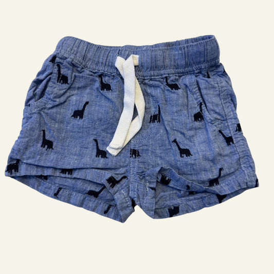 Seed blue dinosaur shorts size 00