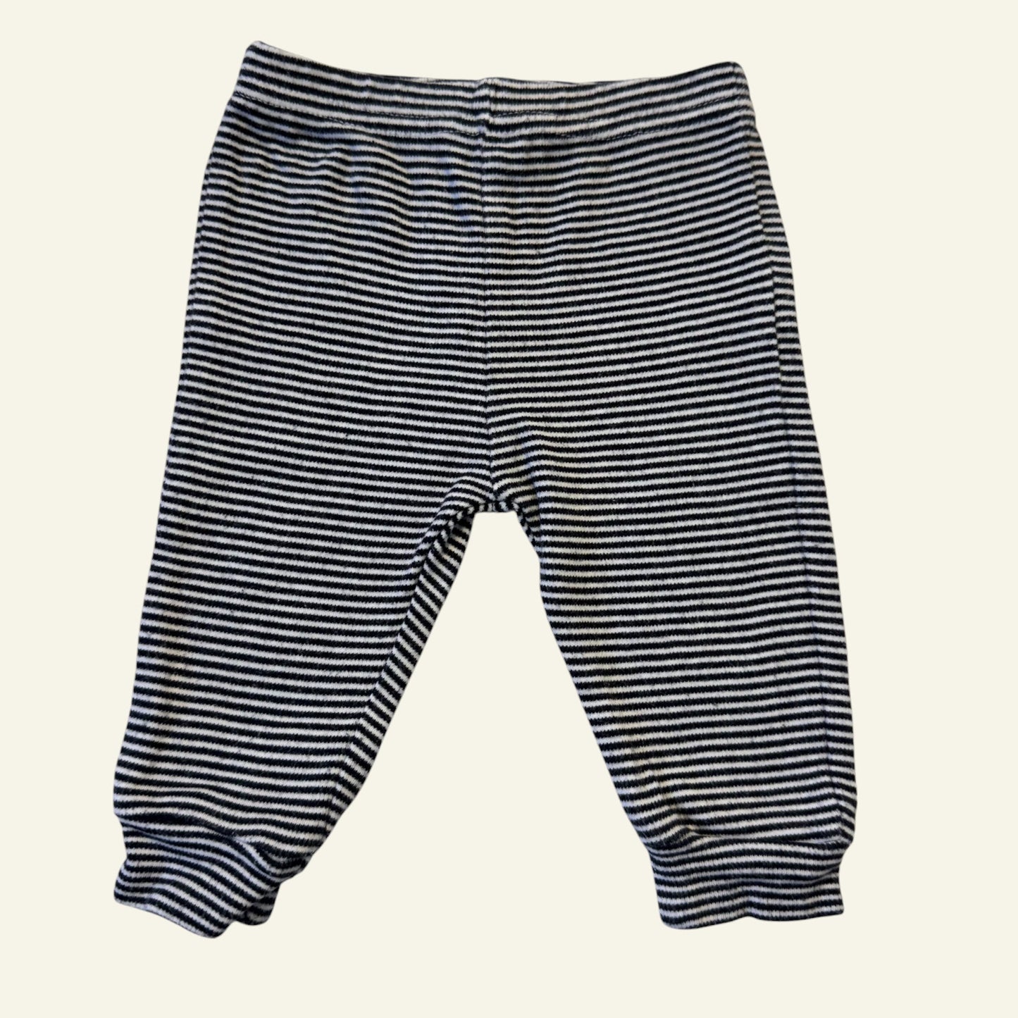 Sprout navy stripe leggings size 000