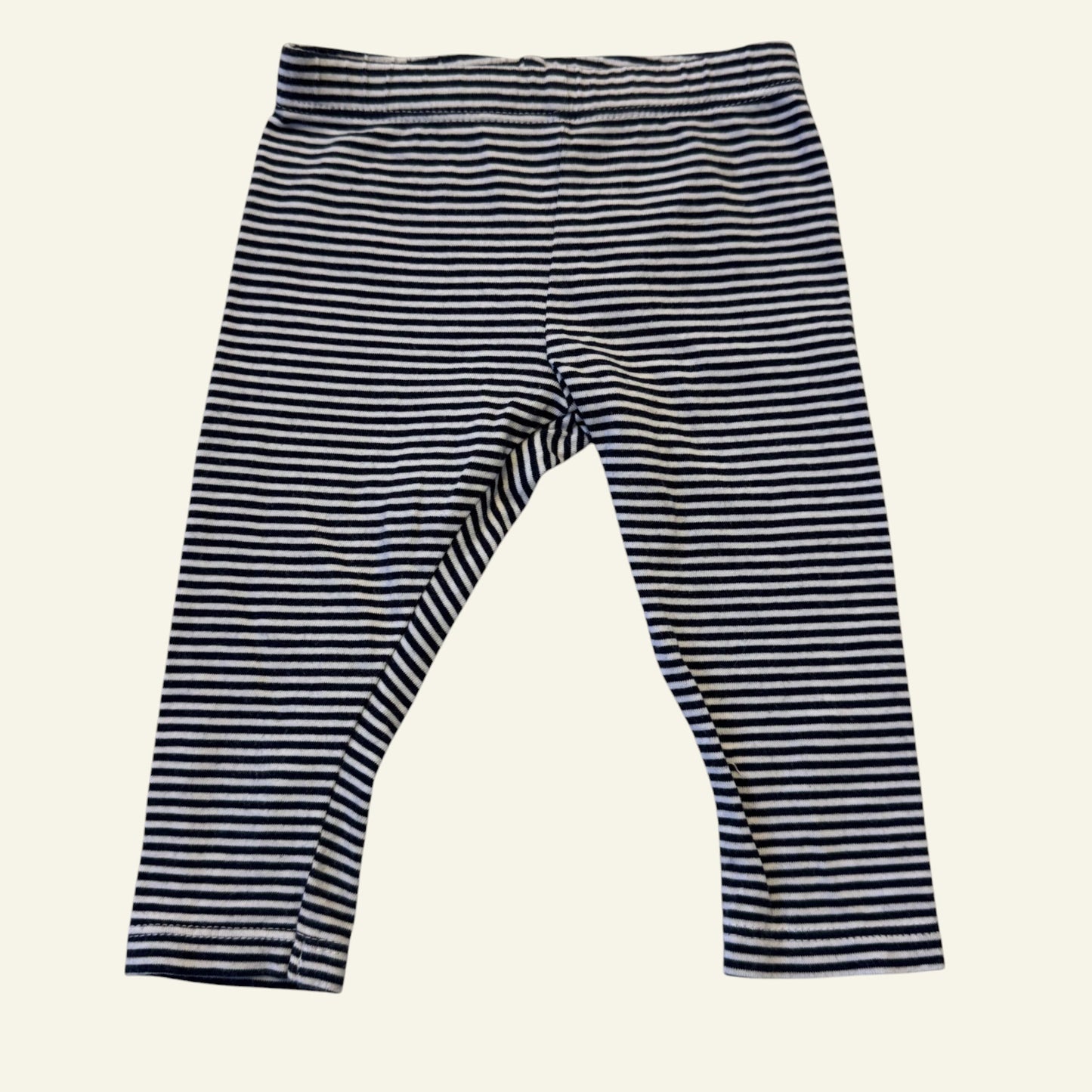 David Jones navy stripe leggings size 000