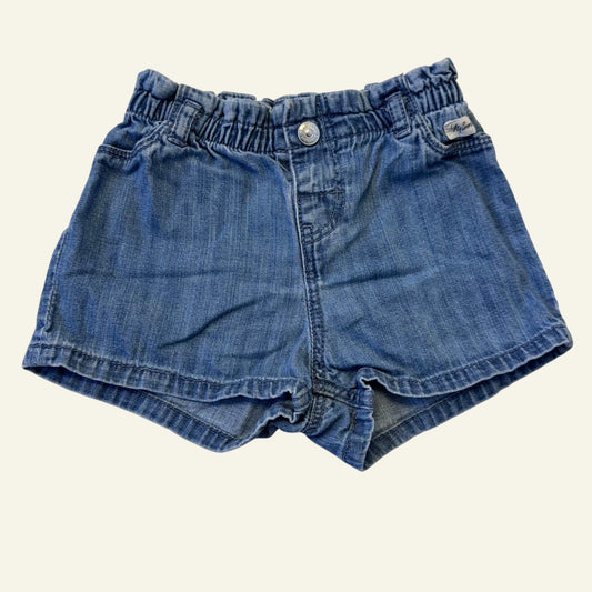 H&M denim shorts size 6-9m