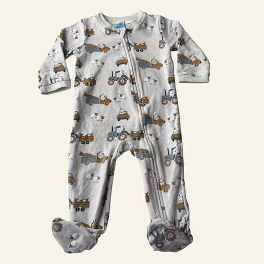 Mobi Minors farm animal onesie size 1 (Perfectly Imperfect)
