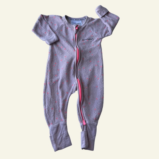 Bonds pink poodlette wondersuit size 00