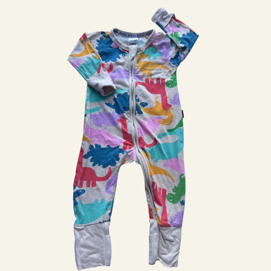 Bonds rainbow dino wondersuit size 00