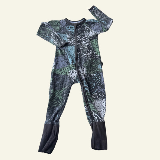 Bonds tiger camo wondersuit size 2