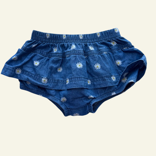 Milky blue daisy bloomers size 0