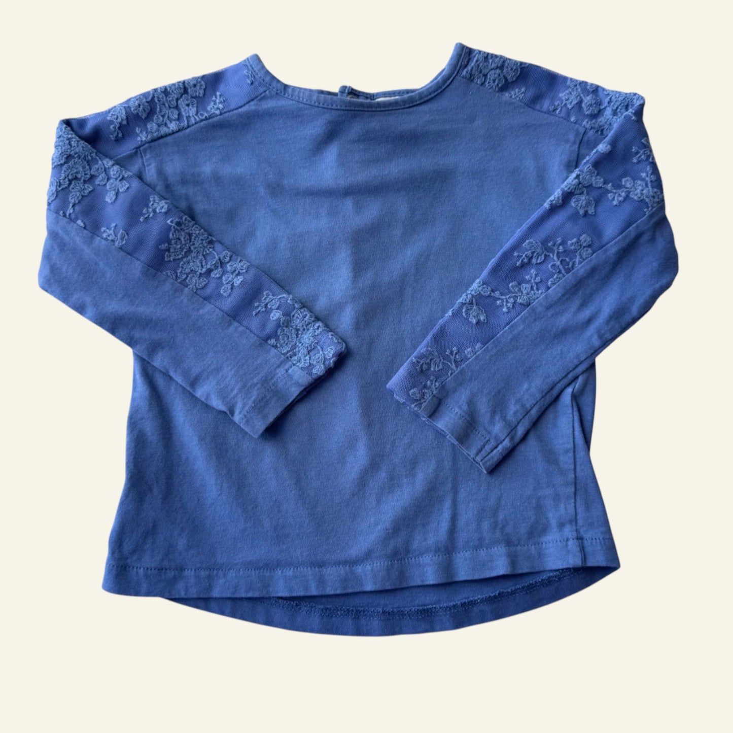Zara blue long sleeve top size 12-18 months