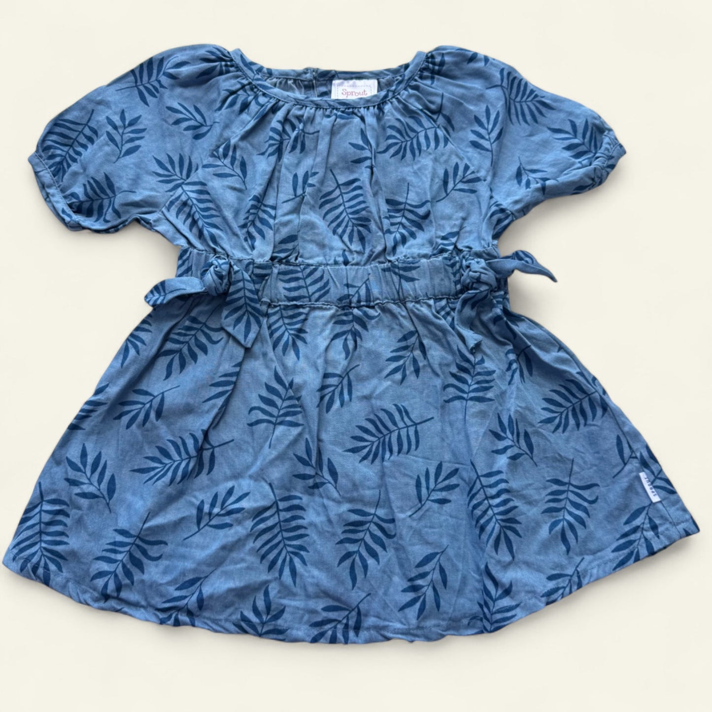 Sprout blue leaf dress size 0