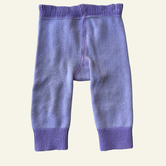 Bonds purple leggings approx size 00 (no tag) (Perfectly Imperfect)