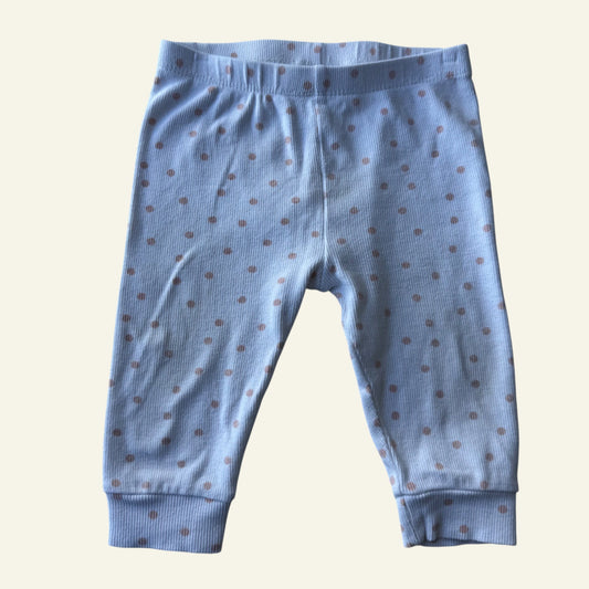 Marquise white and pink spot leggings size 0 (Perfectly Imperfect)
