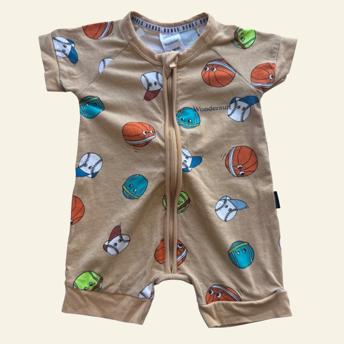 Bonds sporty ball friends wondersuit size 000