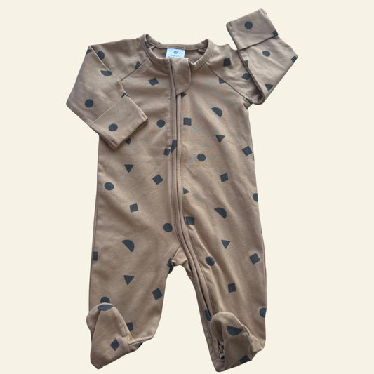 Target brown shape onesie size 0000