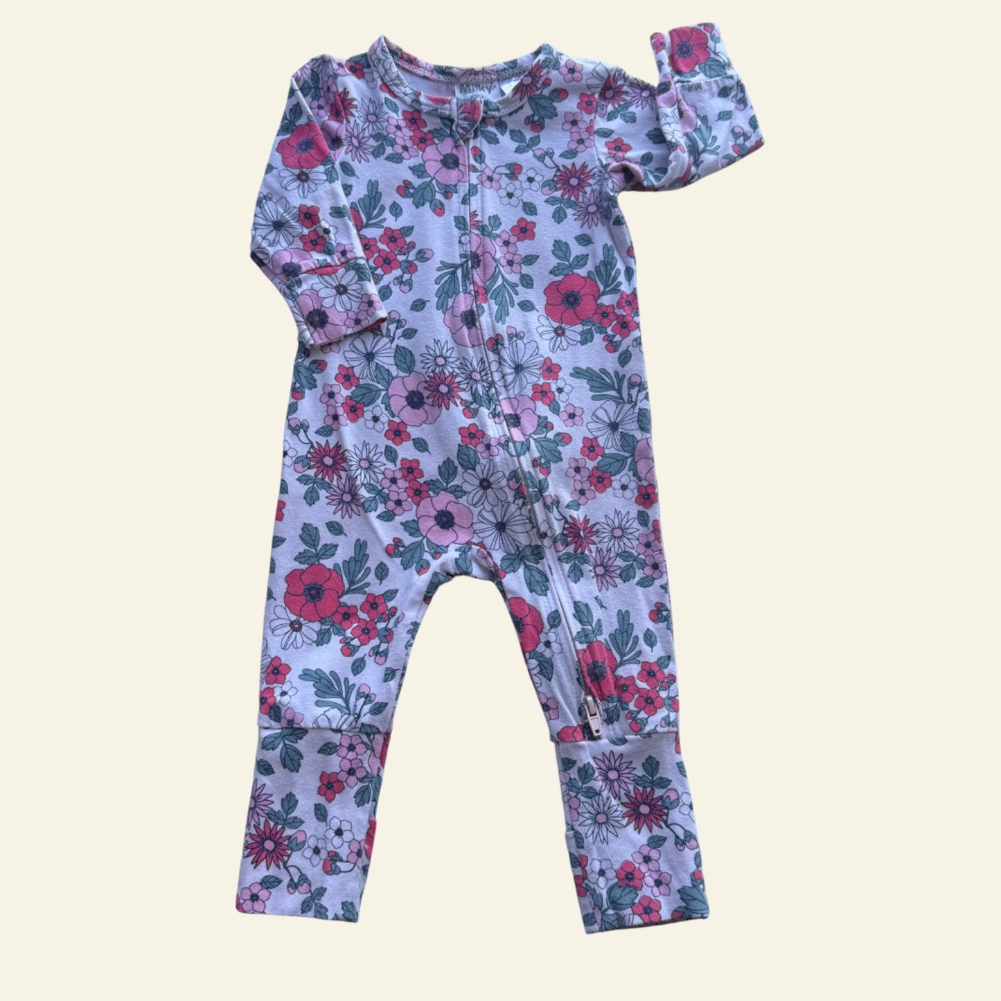 Milky pink floral onesie size 000