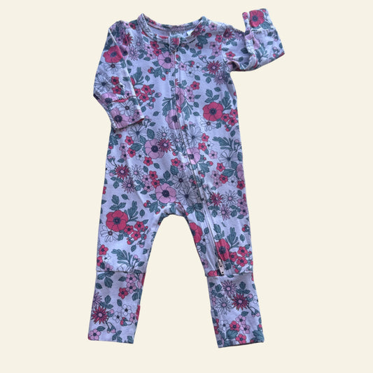Milky pink floral onesie size 000