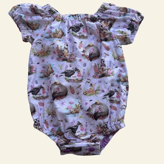 Handmade animal and fairy romper approx size 000 (no tag)