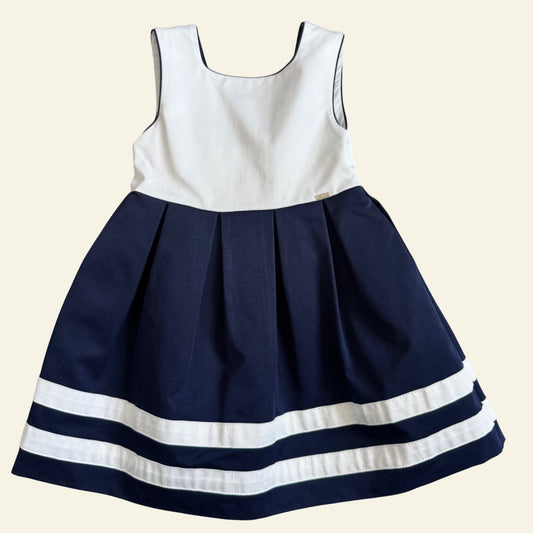 Mayoral navy sailor dress size 4