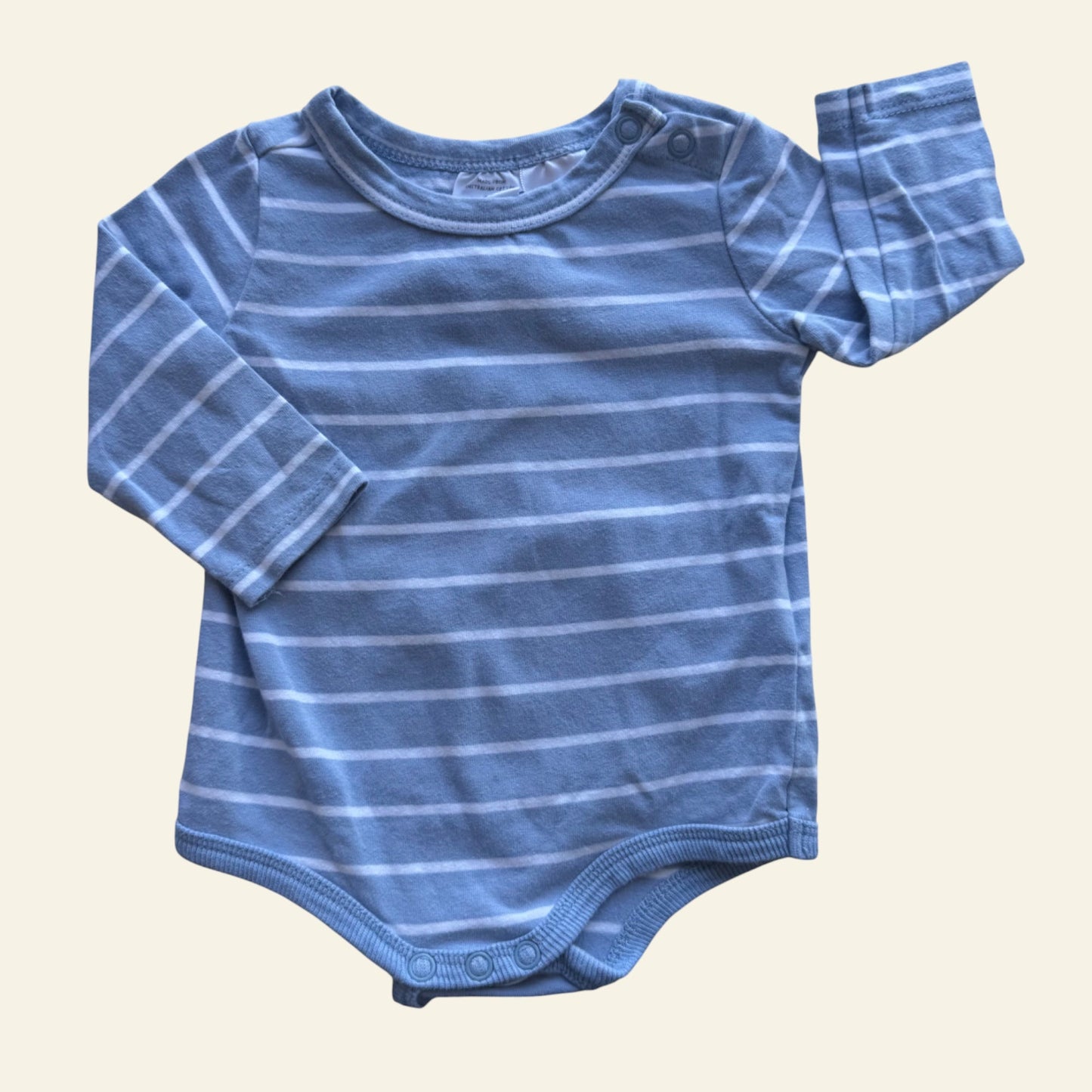 Cotton On blue stripe bodysuit size 000