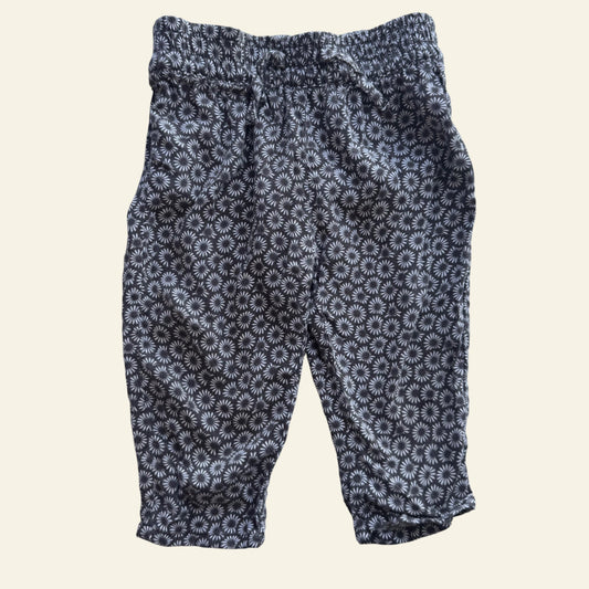 H&M brown floral pants size 00