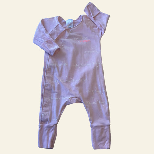 Bonds pink cozysuit size 0000 (Perfectly Imperfect)