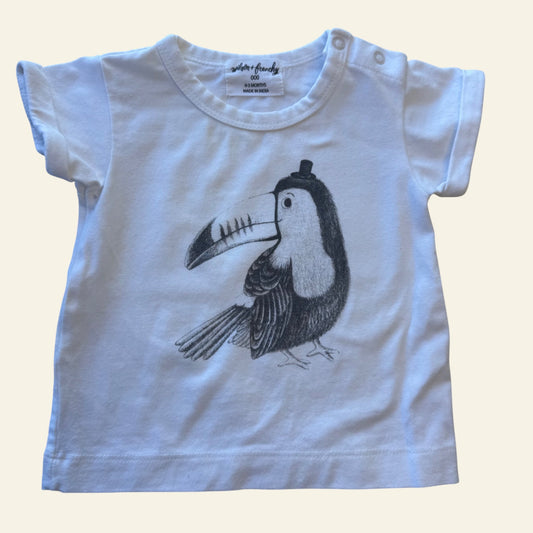Wilson & Frenchy white toucan top size 000 (Perfectly Imperfect)