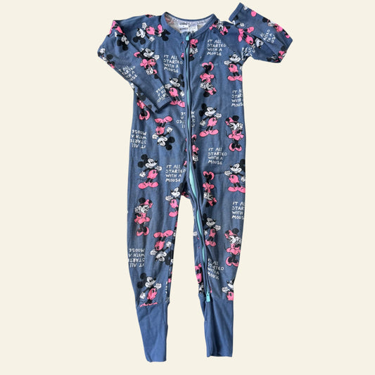 Bonds Mickey and Minnie wondersuit size 3