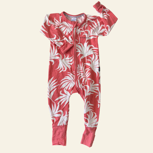 Bonds coral palm wondersuit size 0