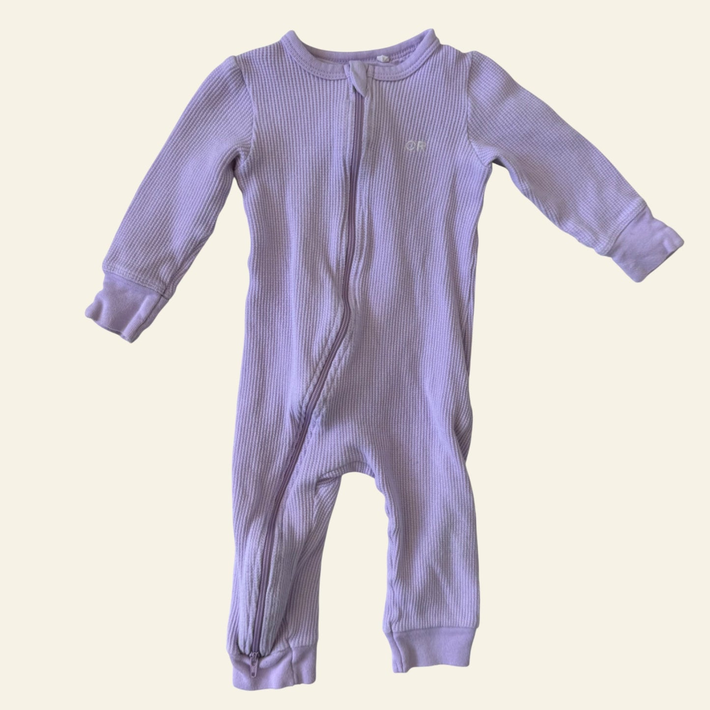 Country Road purple waffle onesie size 0