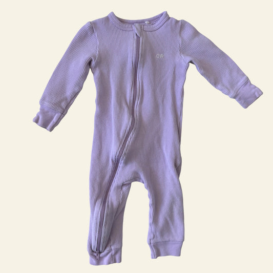 Country Road purple waffle onesie size 0