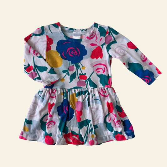 Bonds rainbow floral romper dress size 0